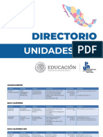 Directorio Unidades UPN Septiembre 2019