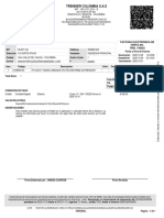 Trendier Colombia S.A.S: Factura Electrónica de Venta No. TREL 730252