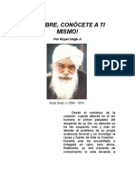 MAN KNOW THY SELF-IN SPANISH-BY SANT KIRPAL SINGH JI gfr.