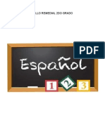 2° Español - Cuadernillo Remedial - Alumno