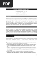 Download Clinical Pathways  RSKO 23 Juli 2011 by Indonesian Clinical Pathways Association SN60867226 doc pdf