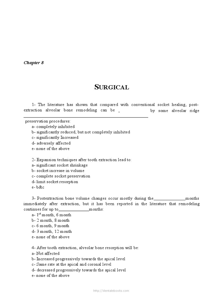 Pages From MCQ in Implant Dentistry (PDFDrive) PDF