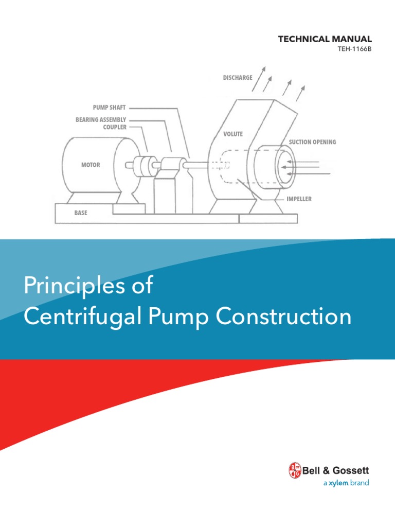 Principles of Centrifugal Pump Construction PDF | PDF | Pump | Bearing ...