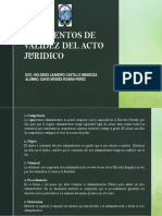 5 Elementos de Validez Del Acto Juridico