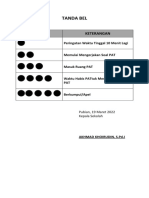 JADWAL UAS