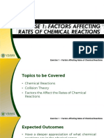 Exercise 1 - Rates of Chemical Reactions