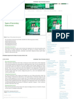 Electrical Topics - Types of Secondary Instruments