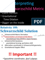 Relativity108b Schwarzschild Metric Interpretation