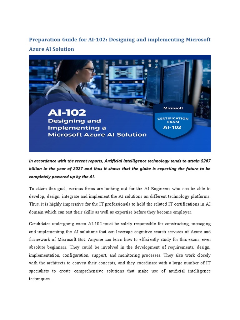 A Comprehensive Guide to Preparing for the Microsoft AI-102: Designing ...