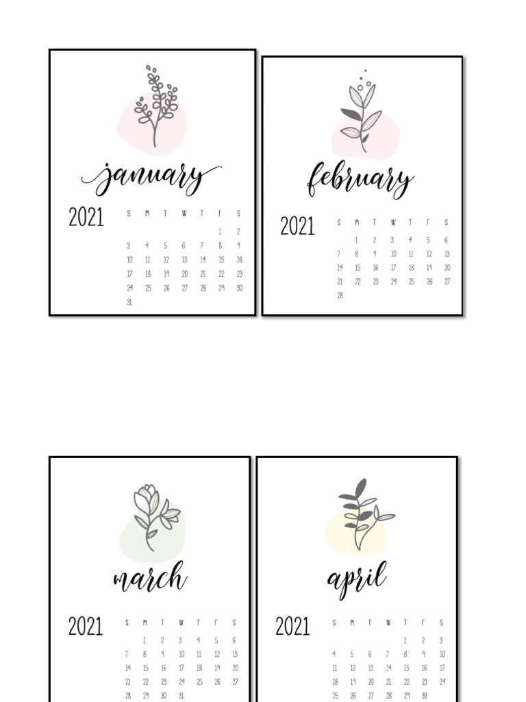 Calender Template | PDF
