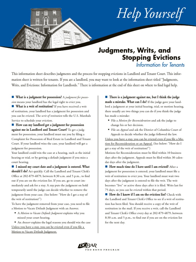 MLNL PDF Eviction Judgment (Law)