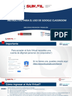 Instructivo Uso de Google Classroom