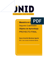 Mendoza Aguilar Sayra Amarilis - Proyecto Final - BLOG