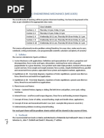 Basic Engineering Mechanics GUIDELINES