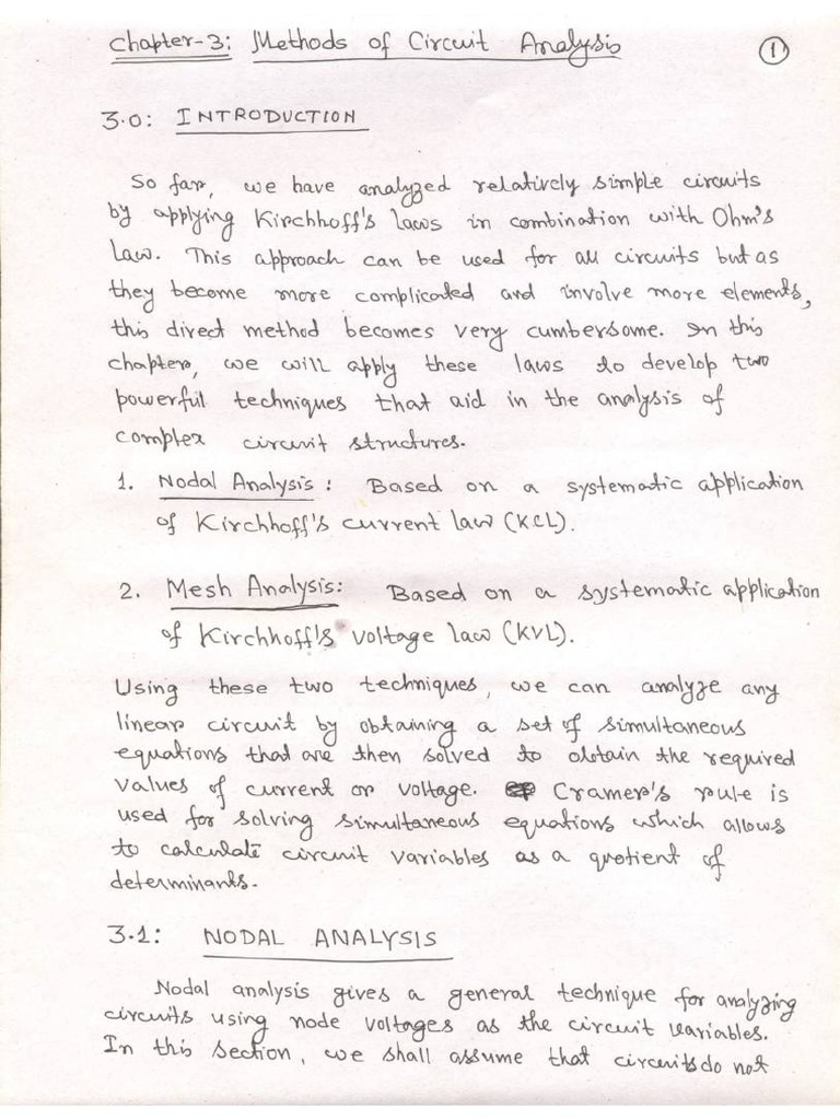 C3Methods of Circuit Analysis Part1 PDF