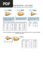 Activity 1 - Logicgates Worksheet