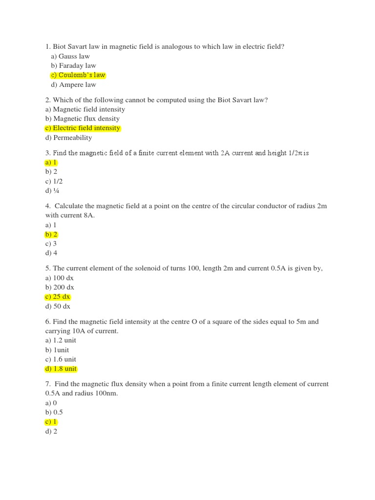 Electromagnetic Field Theory | PDF | Magnetic Field | Inductance
