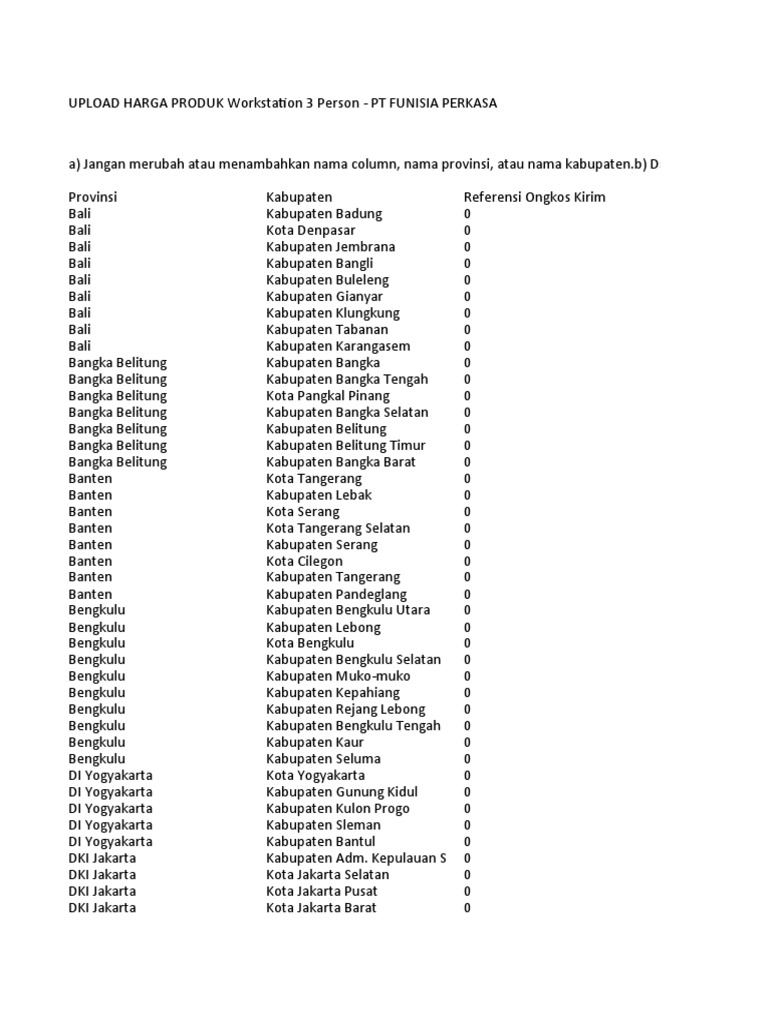 Harga Workstation 3 Person Funisia | PDF | Gaya Hidup