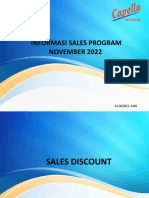 Tabel Sales Program November 2022