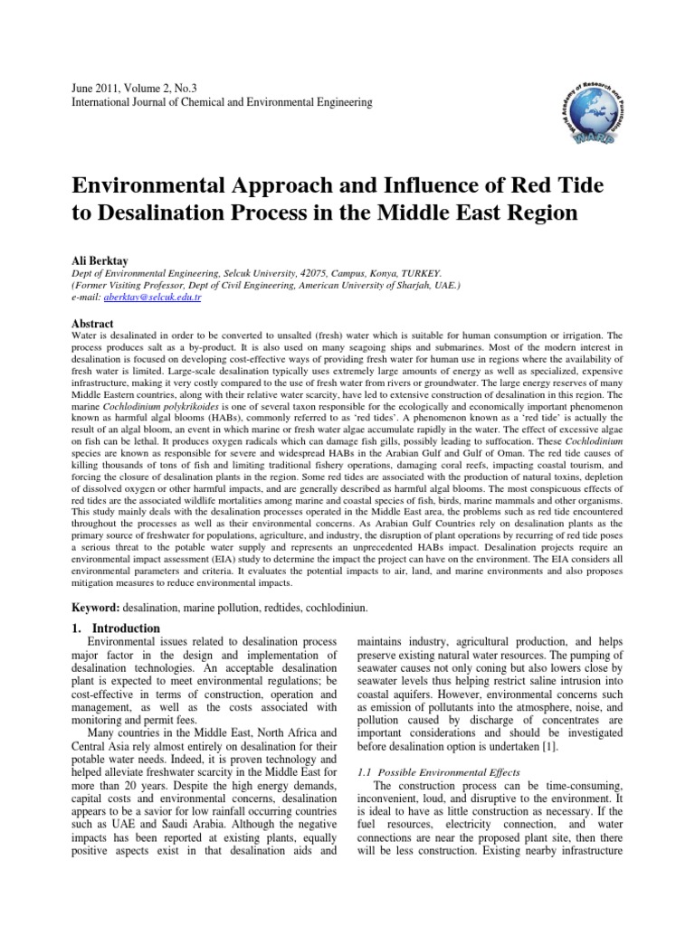 9-Environmental Approach and Influence of Red Tide To Desalination ...