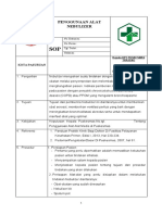 SOP Penggunaan Alat Nebulizer