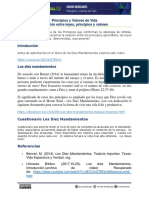 Relación Entre Leyes, Principios y Valores