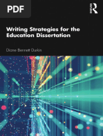 Writing Strategies For The Education Dissertation