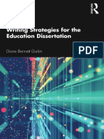 Writing Strategies For The Education Dissertation