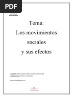 Movimientos Sociales y Sus Efectos