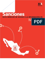 Sanciones en El Derecho de Acceso A La Información en México