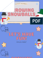 Throwing Snowballs (Energizer For Kindergarten)