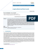 Seepage Losses Through Unlined and Lined Canals: International Journal of Advances in Applied Mathematics and Mechanics