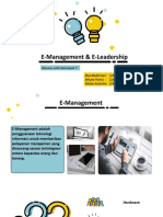E Management Dan E Leadership