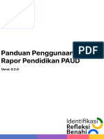 Panduan Penggunaan Rapor Pendidikan Untuk Satuan PAUD