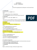 Chuyên đề 11 -COMPARISON