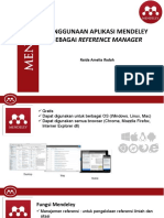 Materi MENDELEY-RAIDA