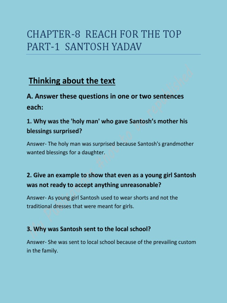 Reach For Top Part 1 Questions And Answers Pdf Mount Everest