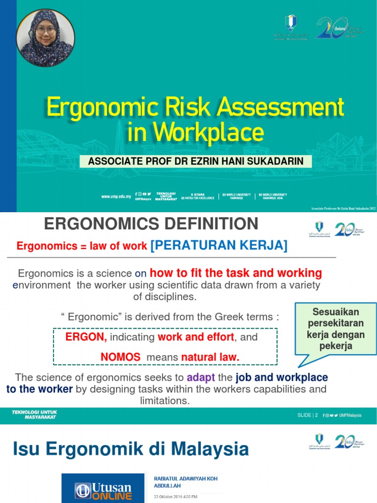 Ergonomic Risk Assessment in Malaysia | PDF | Carpal Tunnel Syndrome | Hand