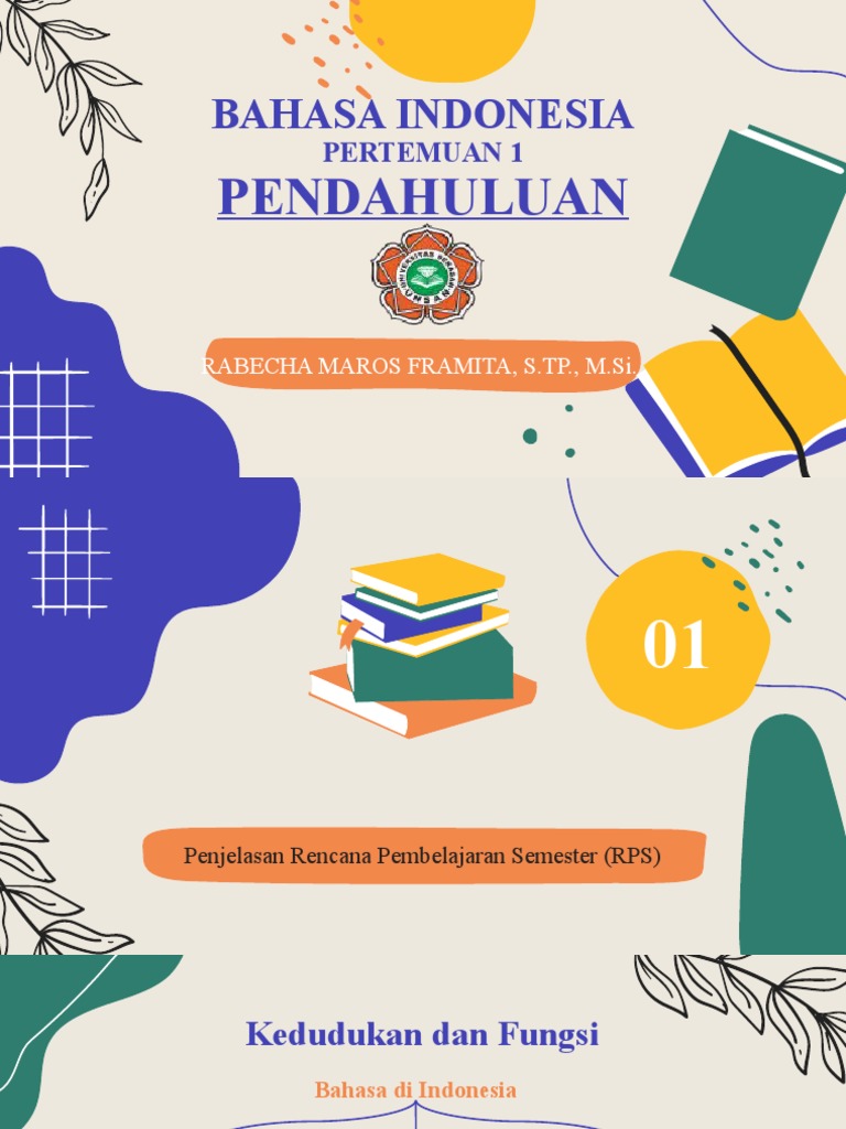 Bahasa Indonesia 1 Pdf
