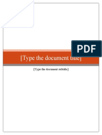 Type The Document Title