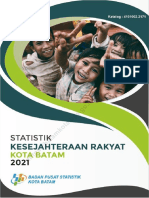 Statistik Kesejehteraan Rakyat Kota Batam 2021