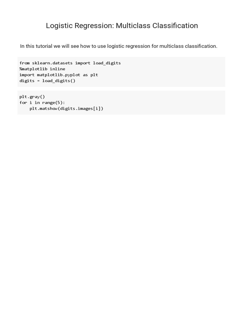 8 - Logistic - Regression - Multiclass - Ipynb - Colaboratory | PDF ...