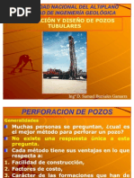 Perforación y Diseño de Pozos Tubulares (Ingº Agrícola)