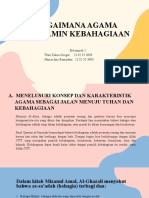 2. Bagaimana Agama Menjamin Kebahagiaan (1)