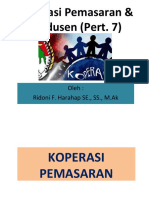 Pertemuan 7 - Koperasi Pemasaran & Produsen