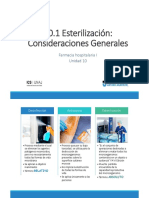 10.1 Esterilización - Consideraciones Generales