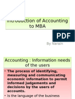 Accounting To MBA