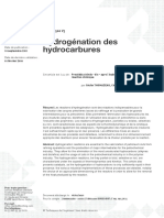 Hydrogénation Des Hydrocarbures: Réf.: J5500 V3