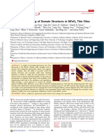 Interface Engineering of Domain Structures in BiFeO3