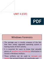 CSF - Unit 4